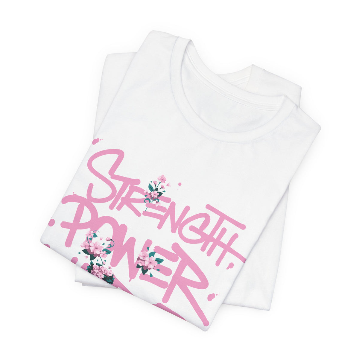 Frida Kahlo Strength Power Warrior Breast Cancer Awareness T-Shirt