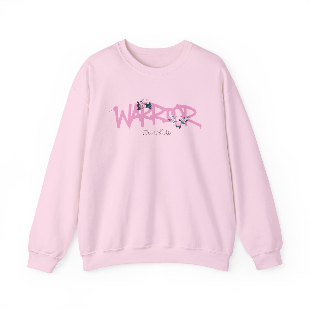 Frida Kahlo Warrior Pink Graffiti Breast Cancer Awareness Sweatshirt