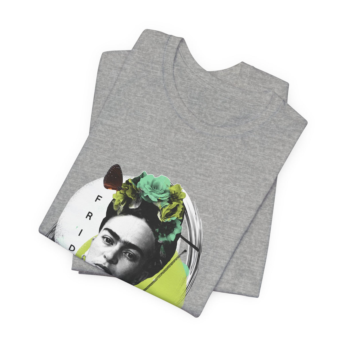 Frida Kahlo Modern Collage Portrait T-Shirt