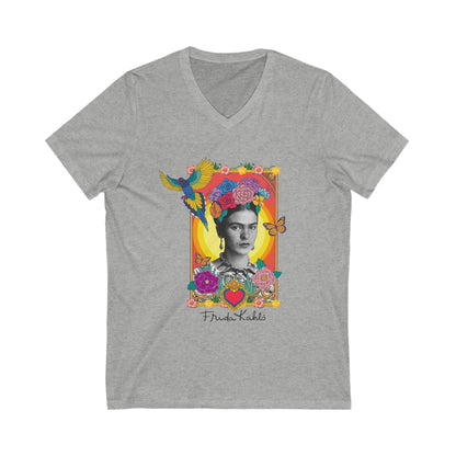 Frida Kahlo V-Neck Tee