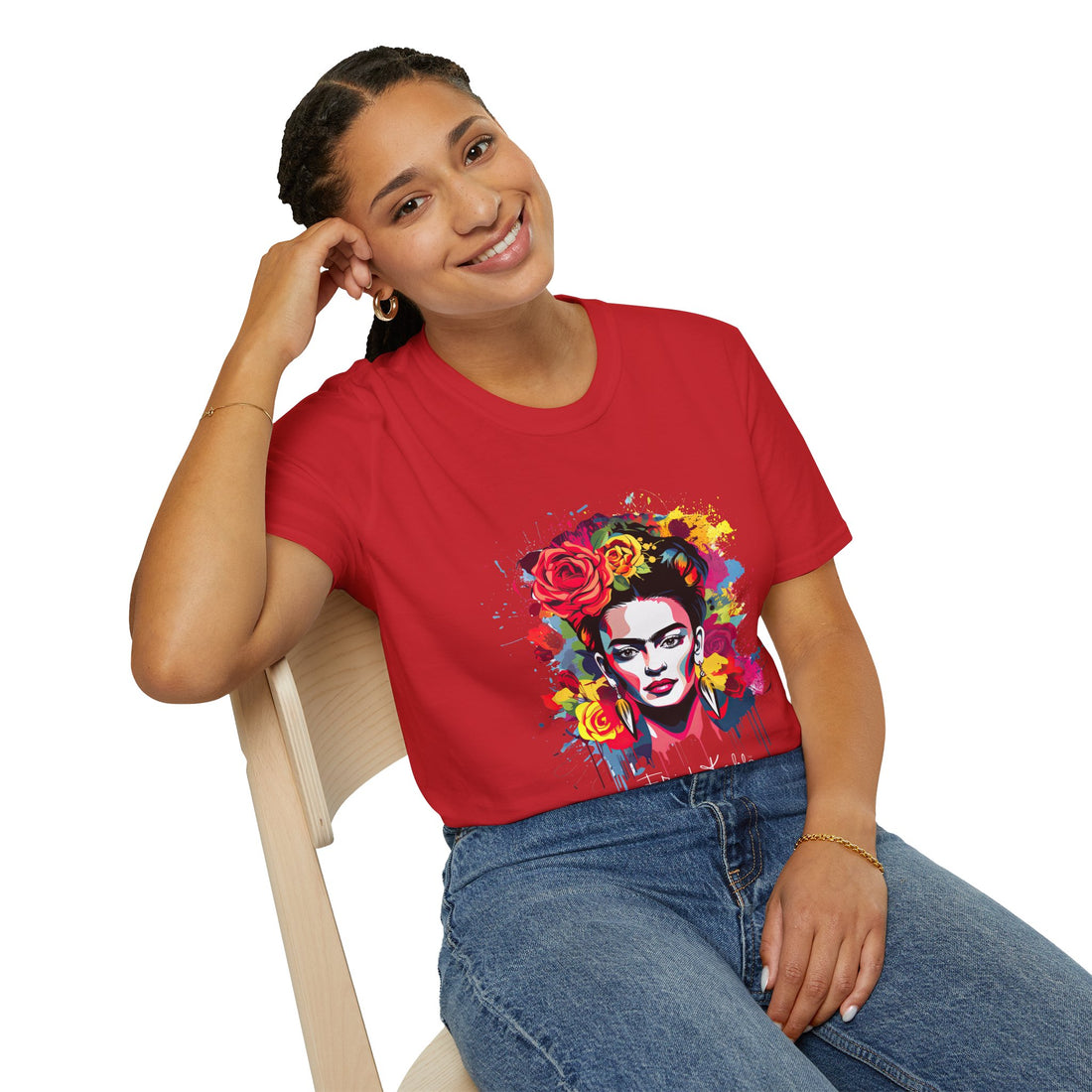 Frida Kahlo Colorful Unisex T-Shirt