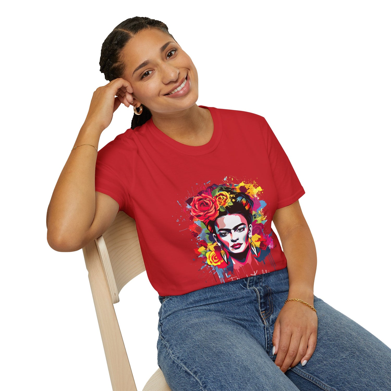 Frida Kahlo Colorful Unisex T-Shirt