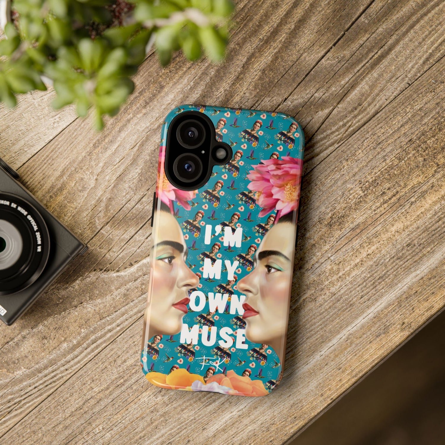 Frida Kahlo - I Am My Own Muse - Colorful Art Phone Case