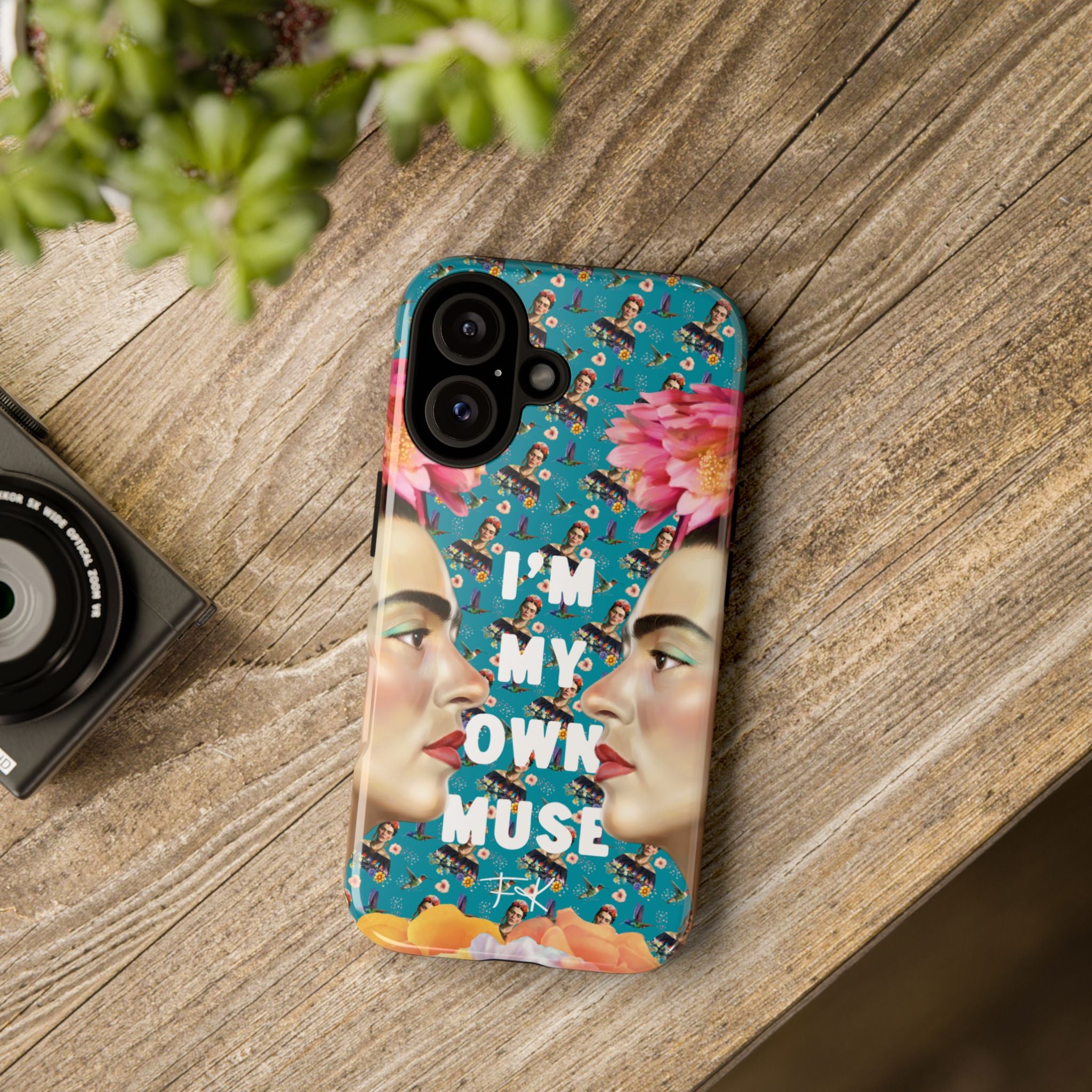 Frida Kahlo - I Am My Own Muse - Colorful Art Phone Case