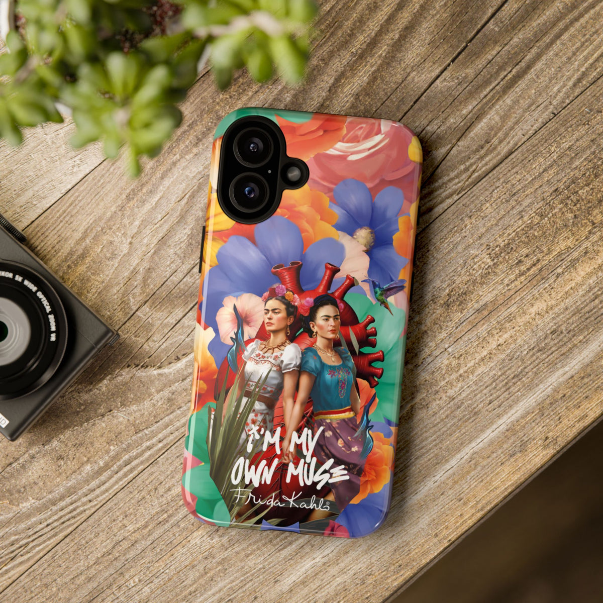 Frida Kahlo I Am My Own Muse Two Fridas iPhone Case