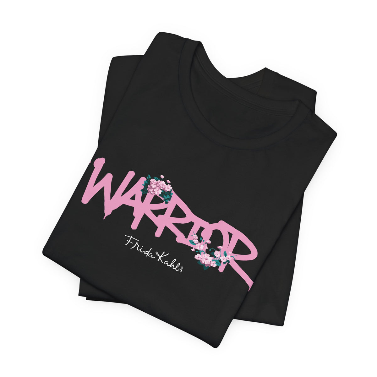 Frida Kahlo Warrior Graffiti Breast Cancer Awareness T-Shirt