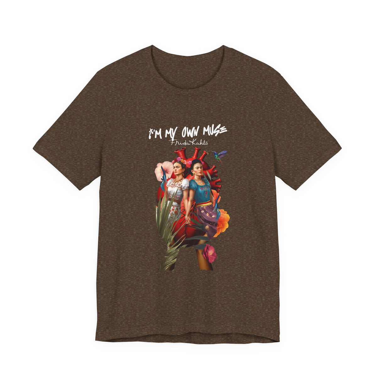 Frida Kahlo Anatomical Heart Embrace T-Shirt