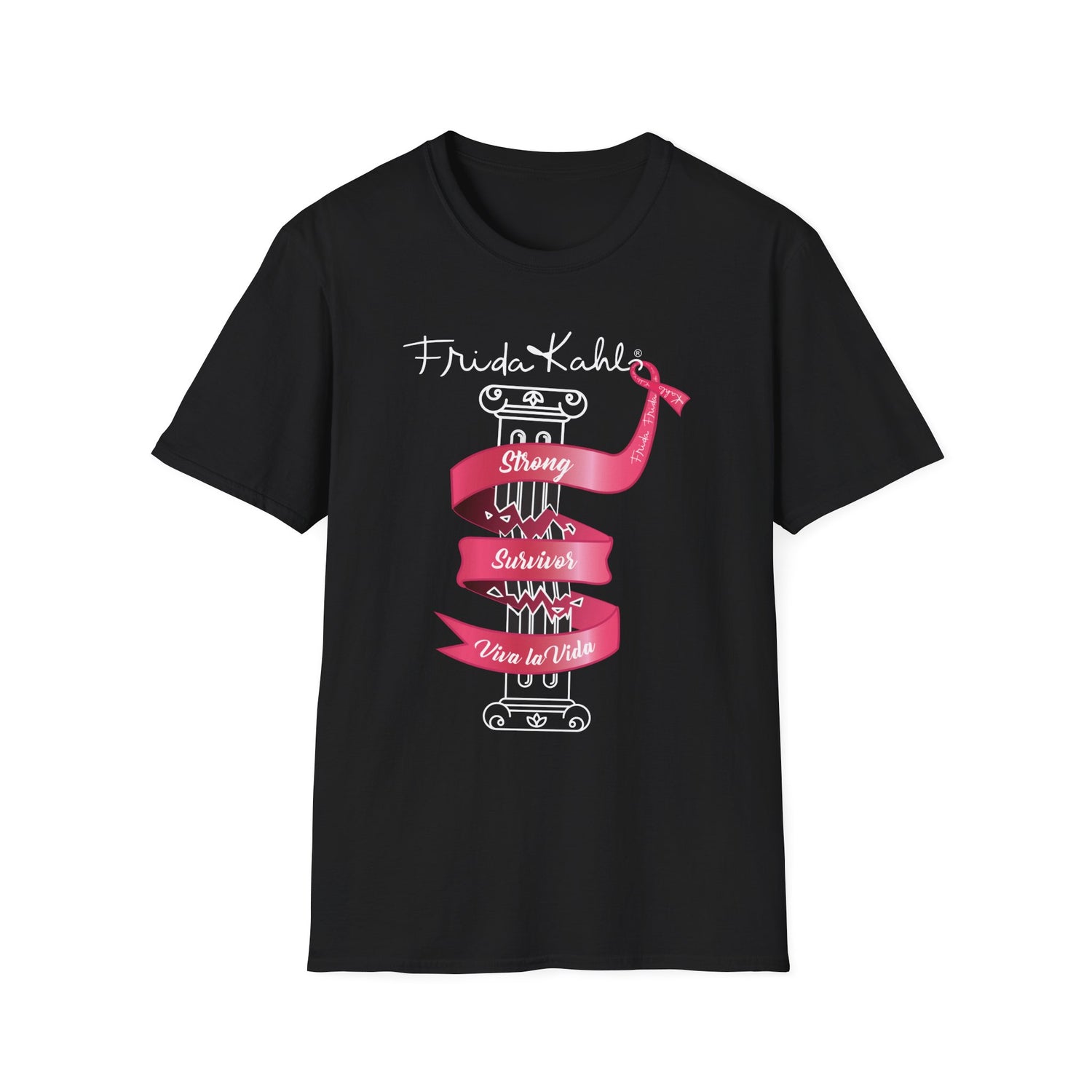 Frida Kahlo Breast Cancer Awareness T-Shirt