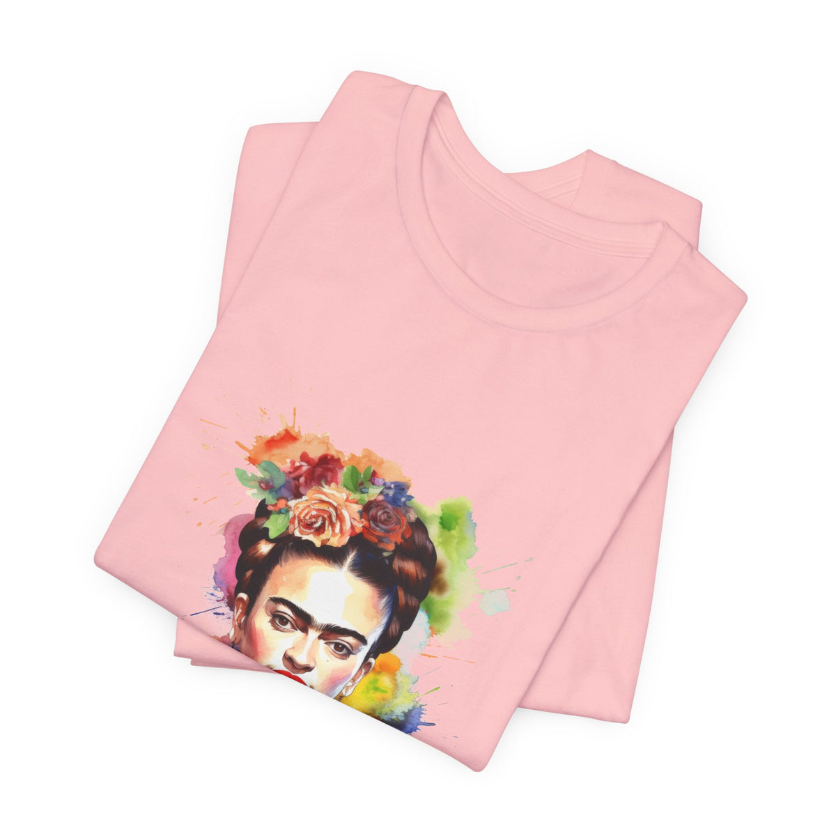 Frida Kahlo Garden Bloom Portrait T-Shirt
