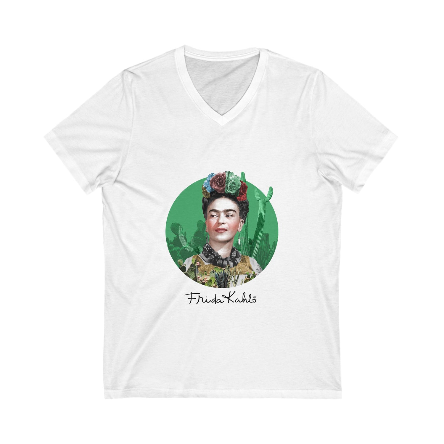 Frida Kahlo V-Neck Tee