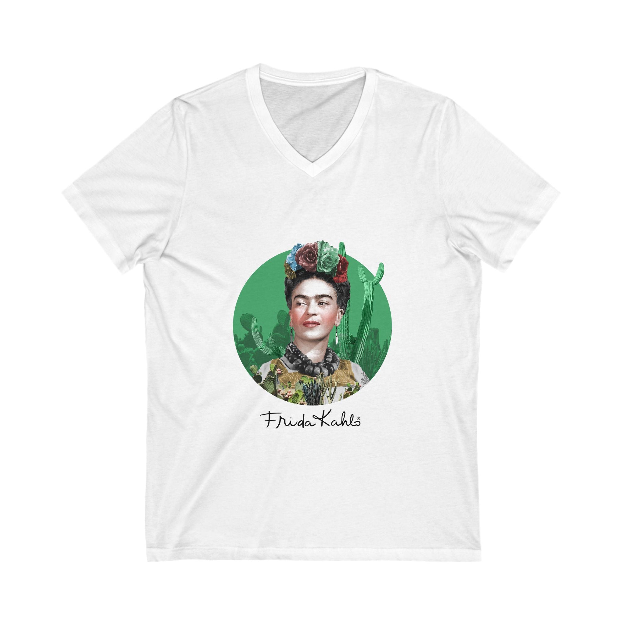 Frida Kahlo V-Neck Tee