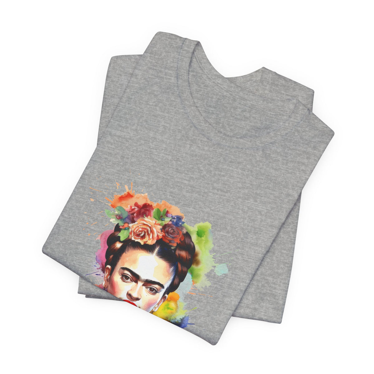Frida Kahlo Garden Bloom Portrait T-Shirt