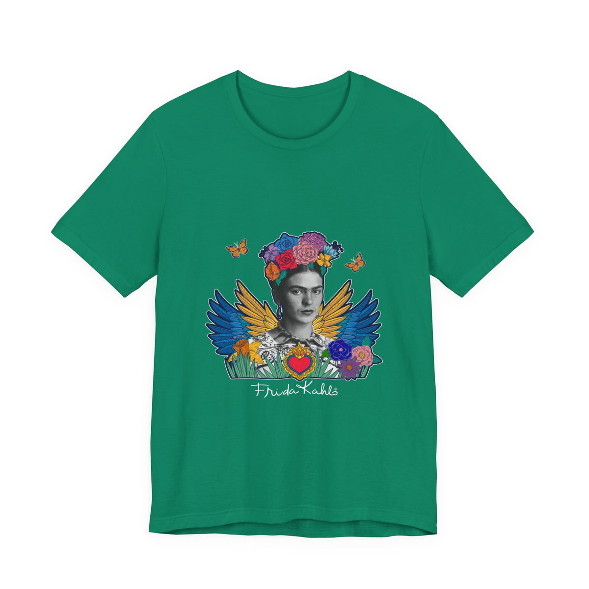 Frida Kahlo Winged Sacred Heart T-Shirt