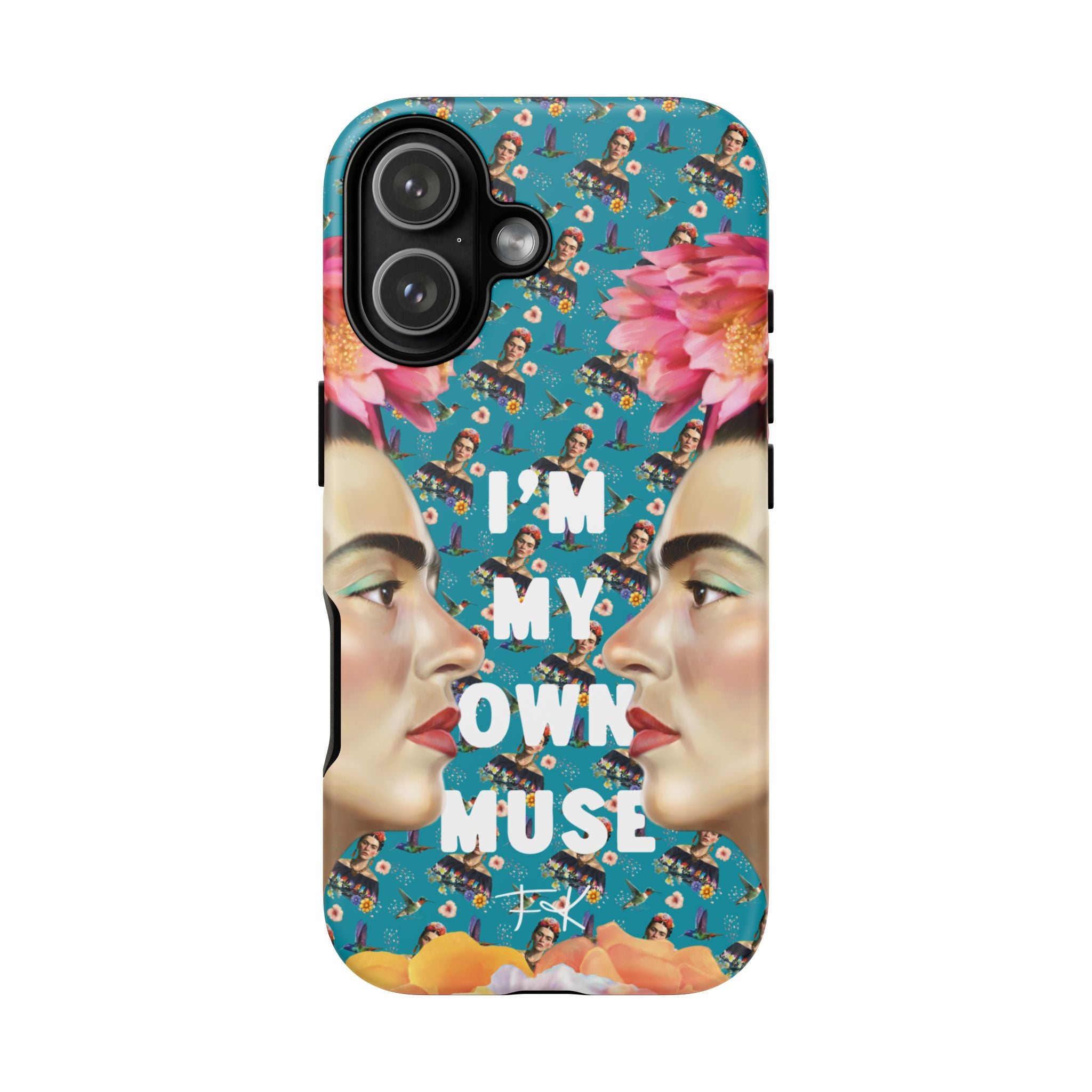 Frida Kahlo - I Am My Own Muse - Colorful Art Phone Case