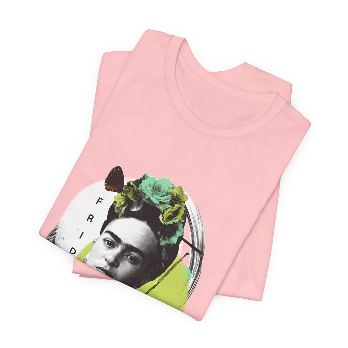 Frida Kahlo Modern Collage Portrait T-Shirt