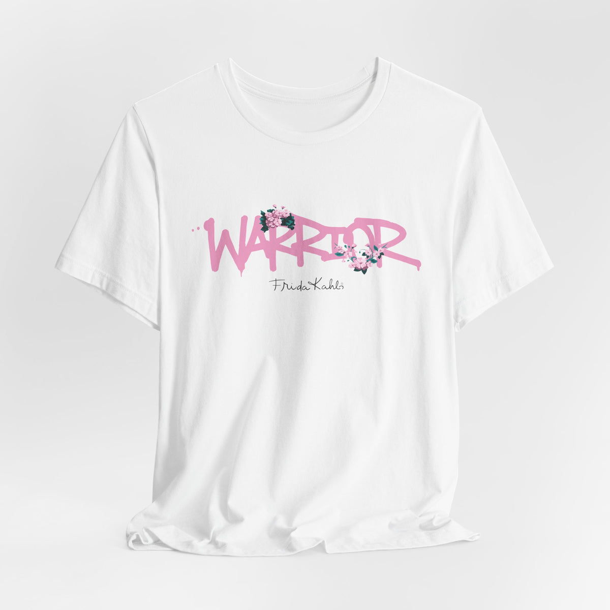 Frida Kahlo Warrior Graffiti Breast Cancer Awareness T-Shirt