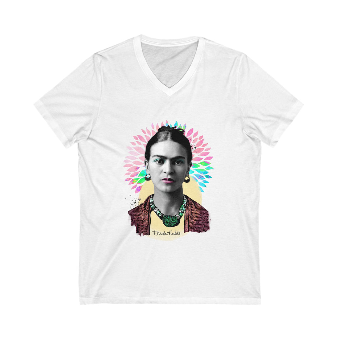 Frida Kahlo V-Neck Tee