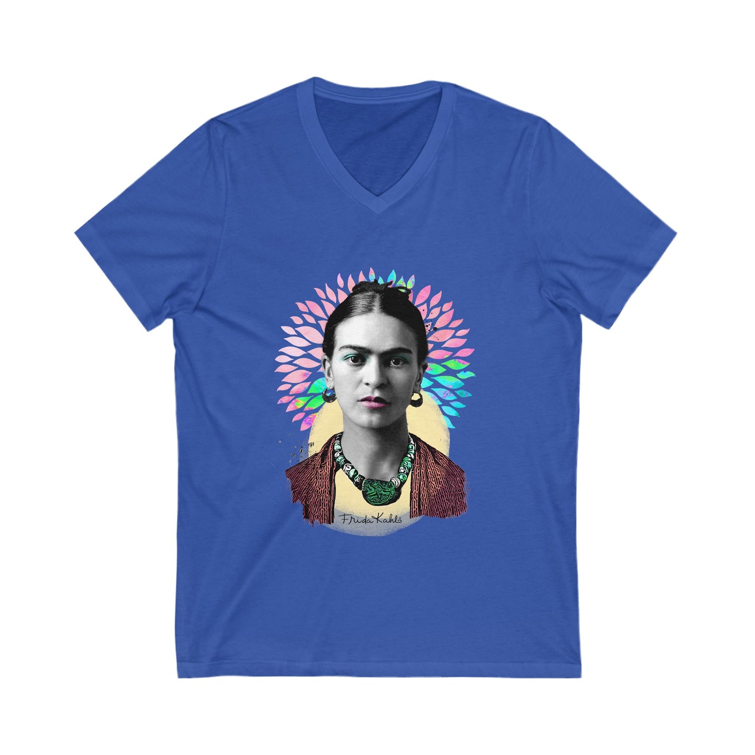 Frida Kahlo V-Neck Tee