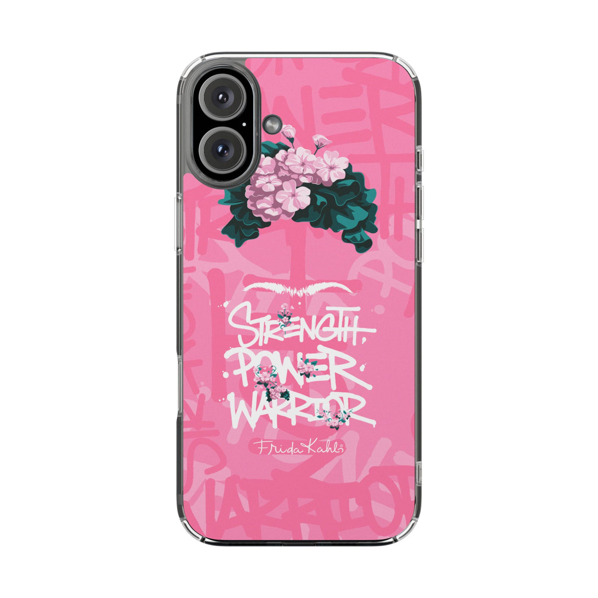 Frida Kahlo Strength Power Warrior iPhone Case - Breast Cancer Awareness