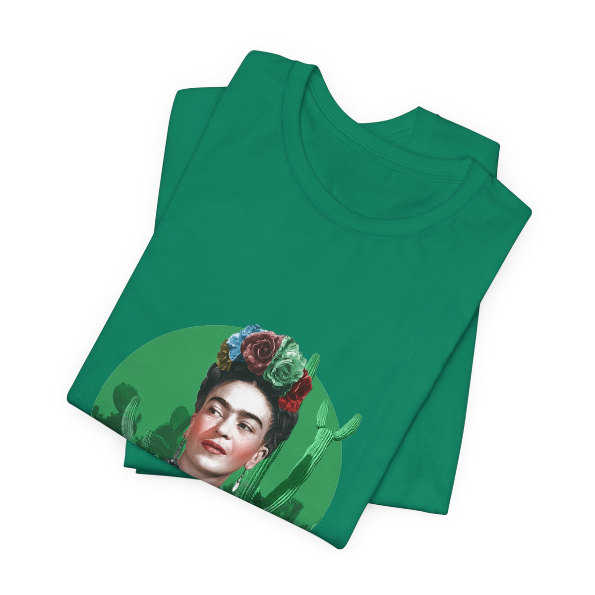 Frida Kahlo Cactus Garden Medallion T-Shirt