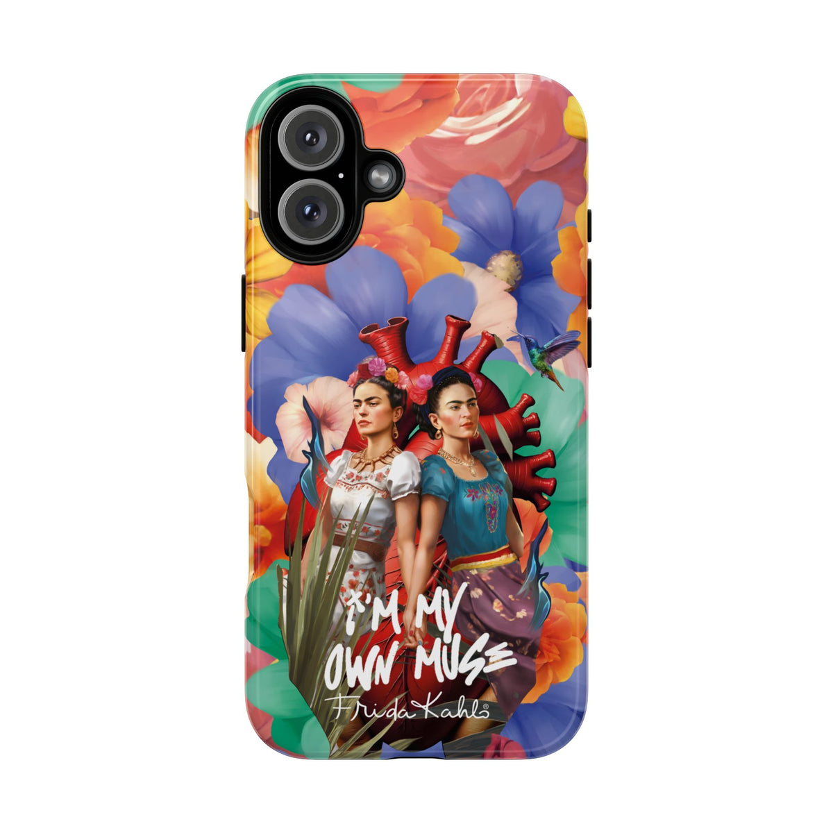 Frida Kahlo I Am My Own Muse Two Fridas iPhone Case