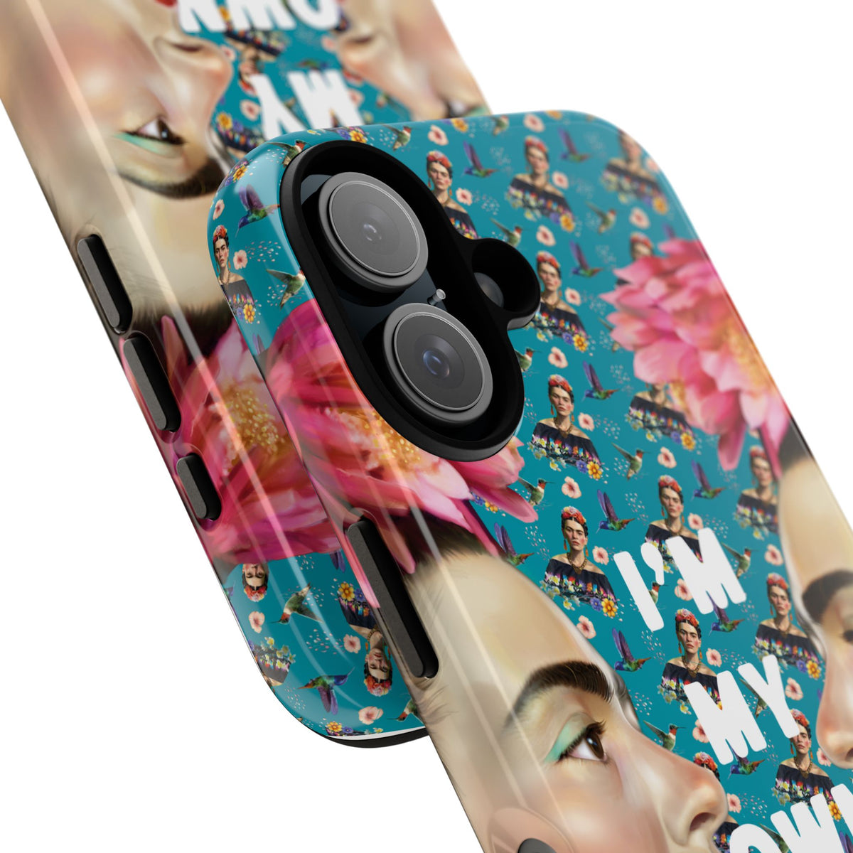 Frida Kahlo I Am My Own Muse Mirror Portrait iPhone Case