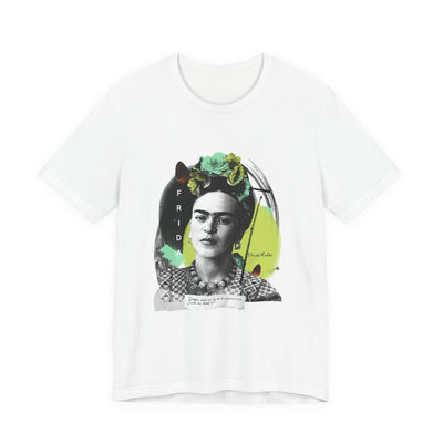 Frida Kahlo Modern Collage Portrait T-Shirt
