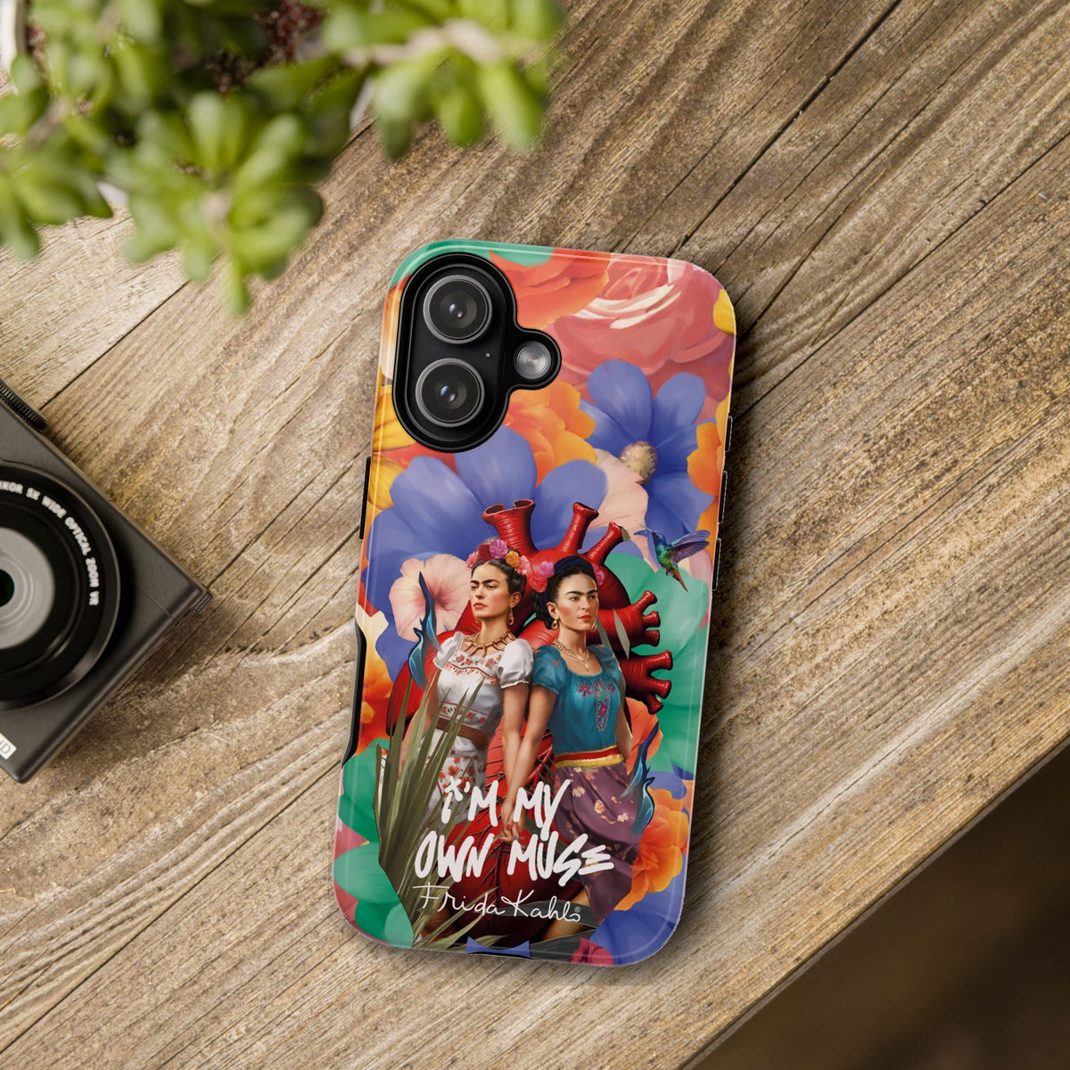 Frida Kahlo I Am My Own Muse Two Fridas iPhone Case
