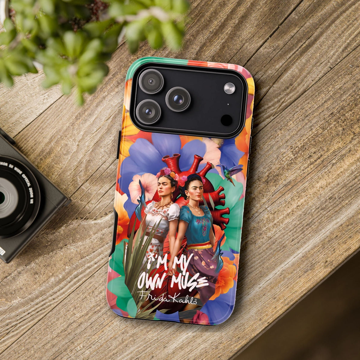 Frida Kahlo I Am My Own Muse Two Fridas iPhone Case