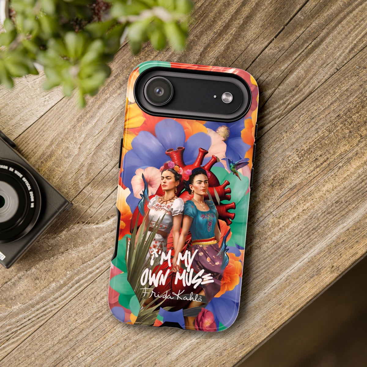 Frida Kahlo I Am My Own Muse Two Fridas iPhone Case