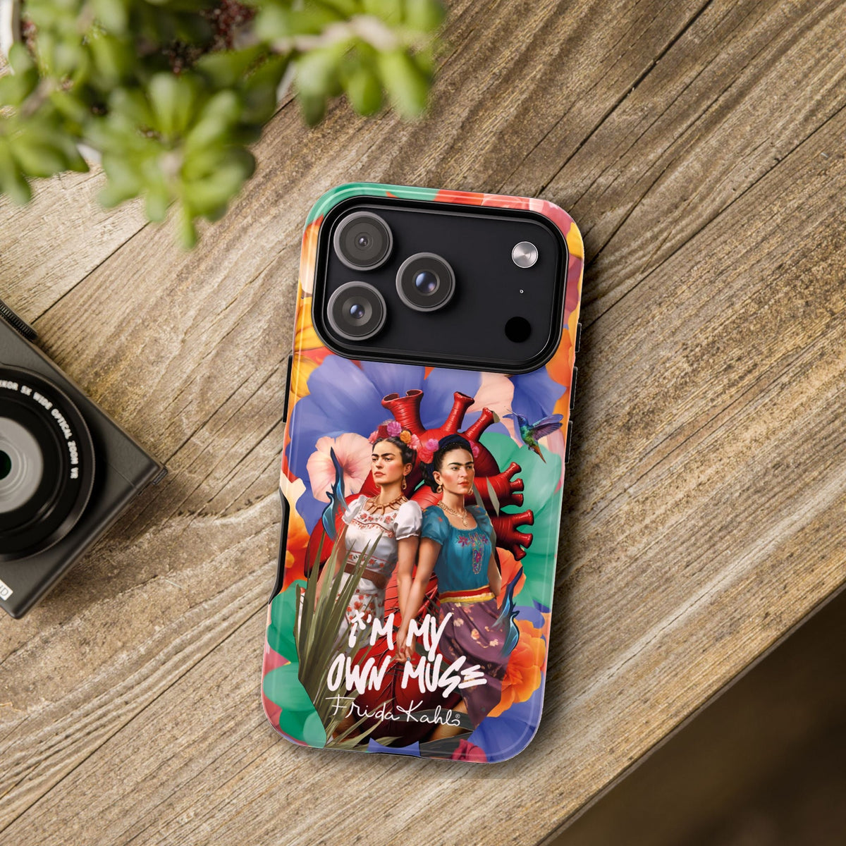 Frida Kahlo I Am My Own Muse Two Fridas iPhone Case