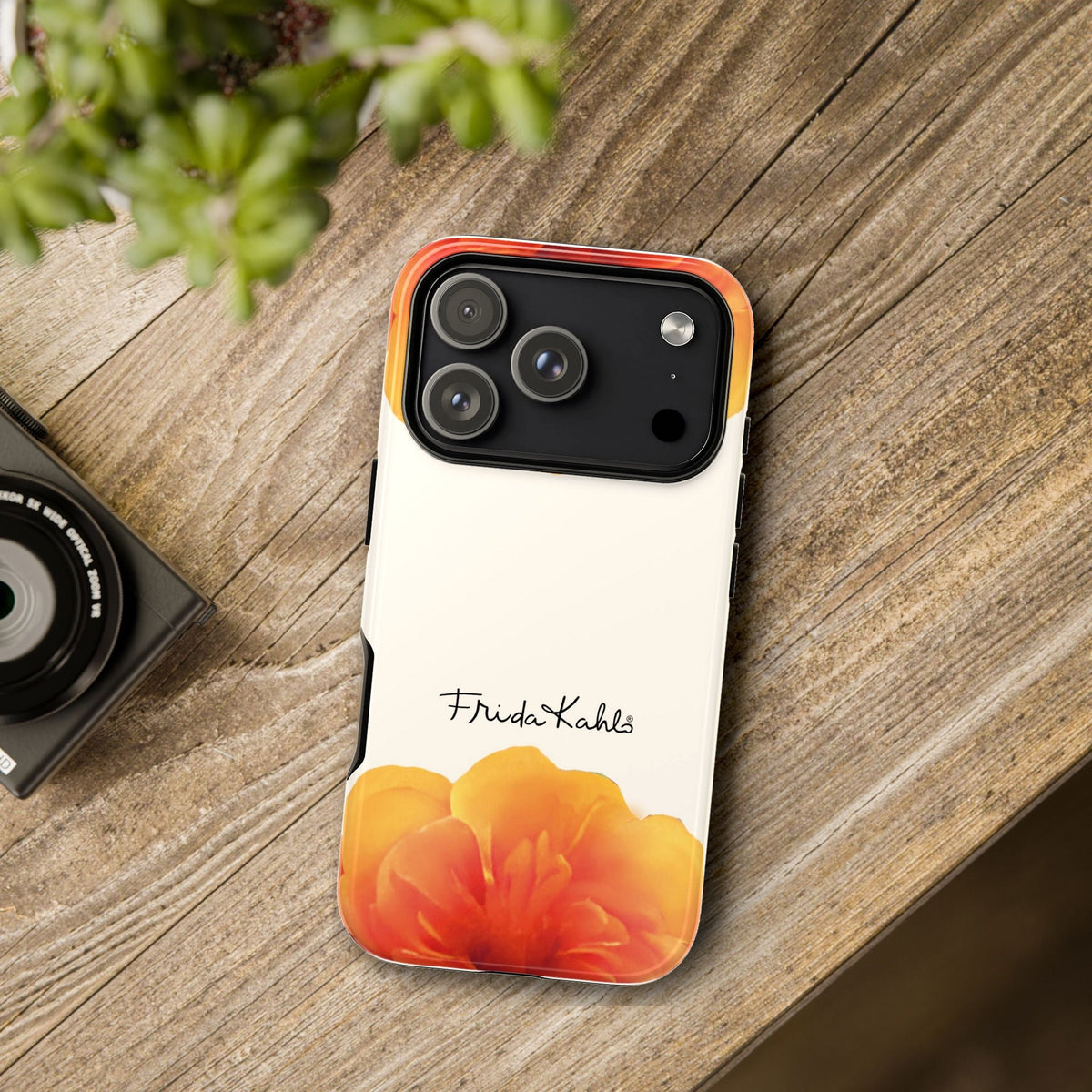 Frida Kahlo Orange Blossom iPhone Case