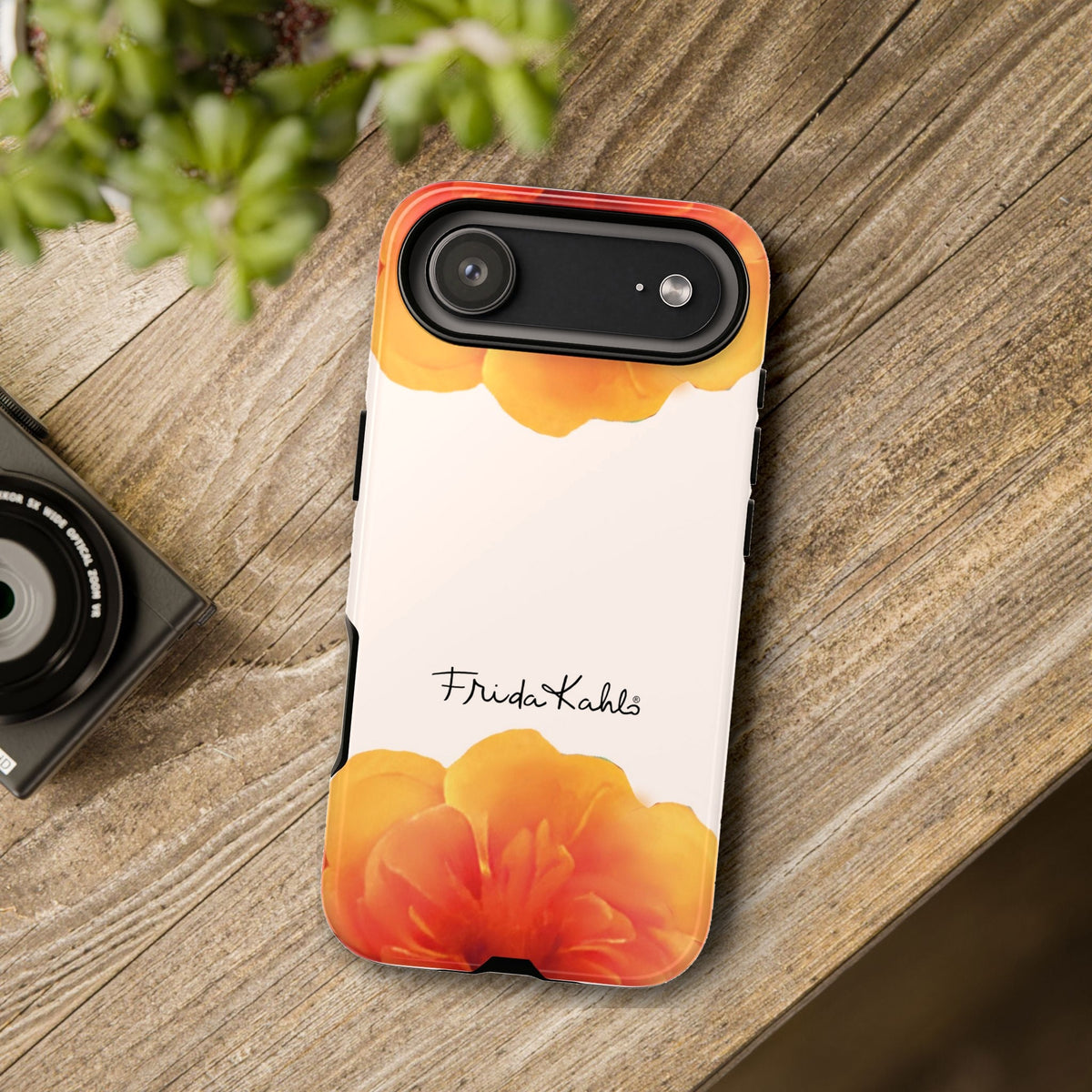 Frida Kahlo Orange Blossom iPhone Case