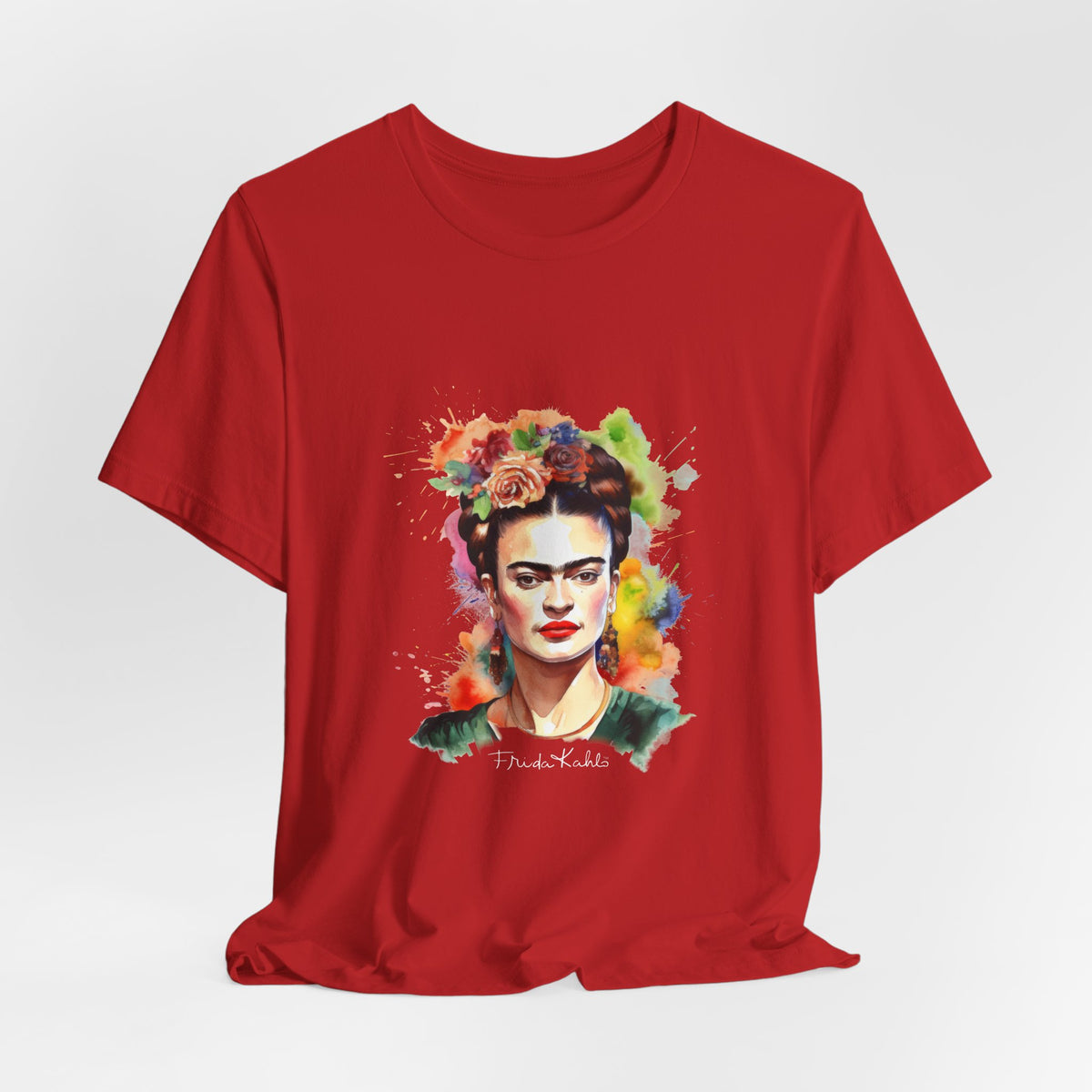 Frida Kahlo Garden Bloom Portrait T-Shirt