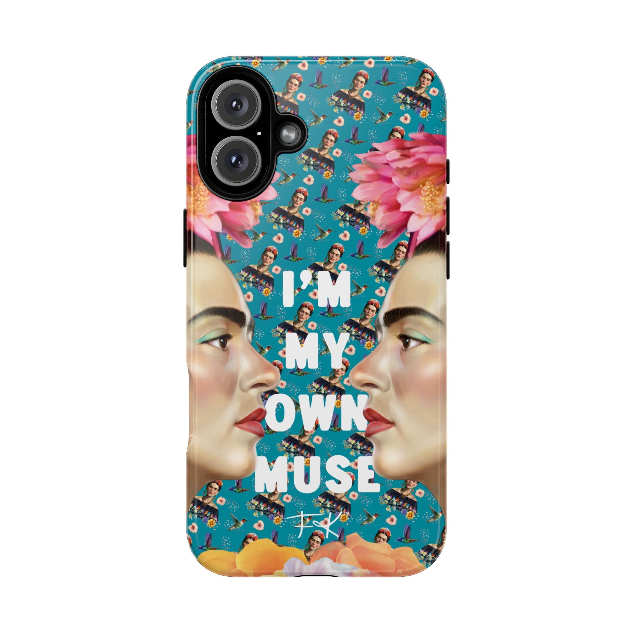 Frida Kahlo - I Am My Own Muse - Colorful Art Phone Case