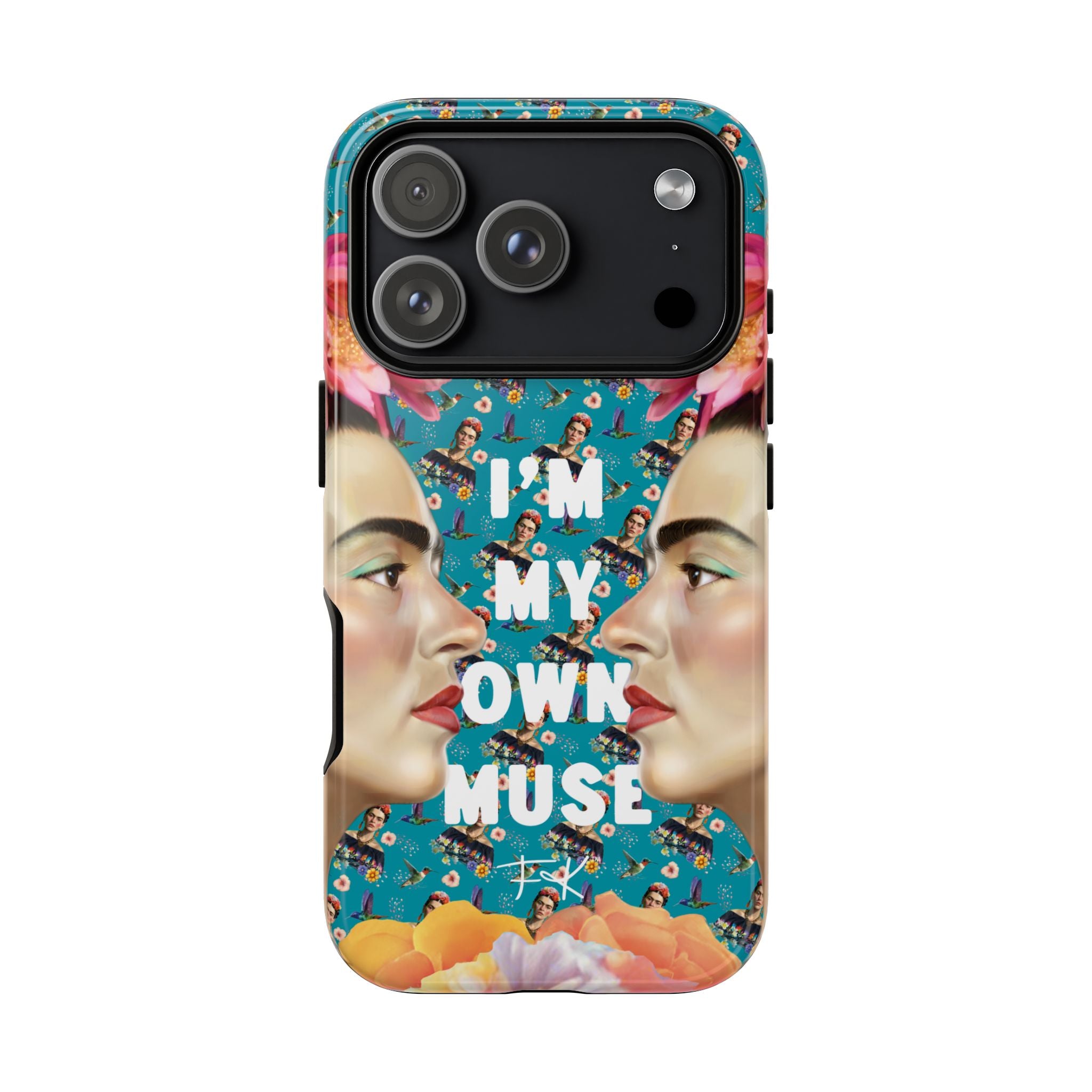 Frida Kahlo - I Am My Own Muse - Colorful Art Phone Case