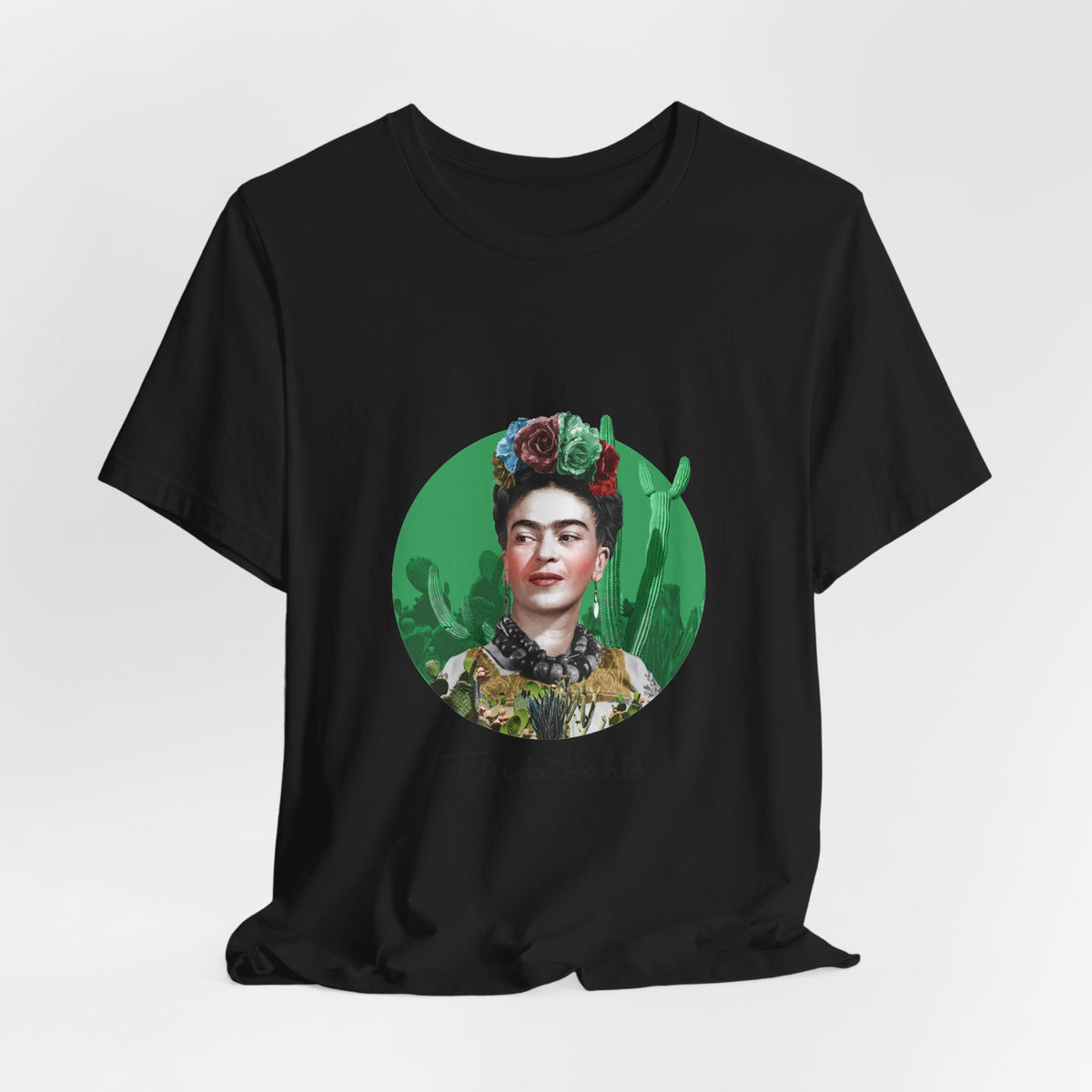Frida Kahlo Cactus Garden Medallion T-Shirt
