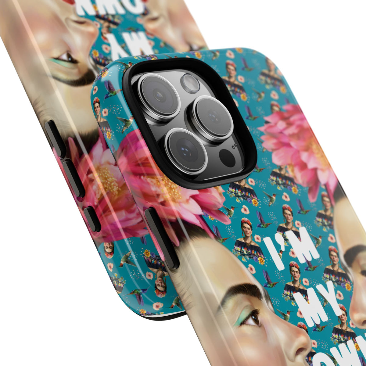 Frida Kahlo I Am My Own Muse Mirror Portrait iPhone Case