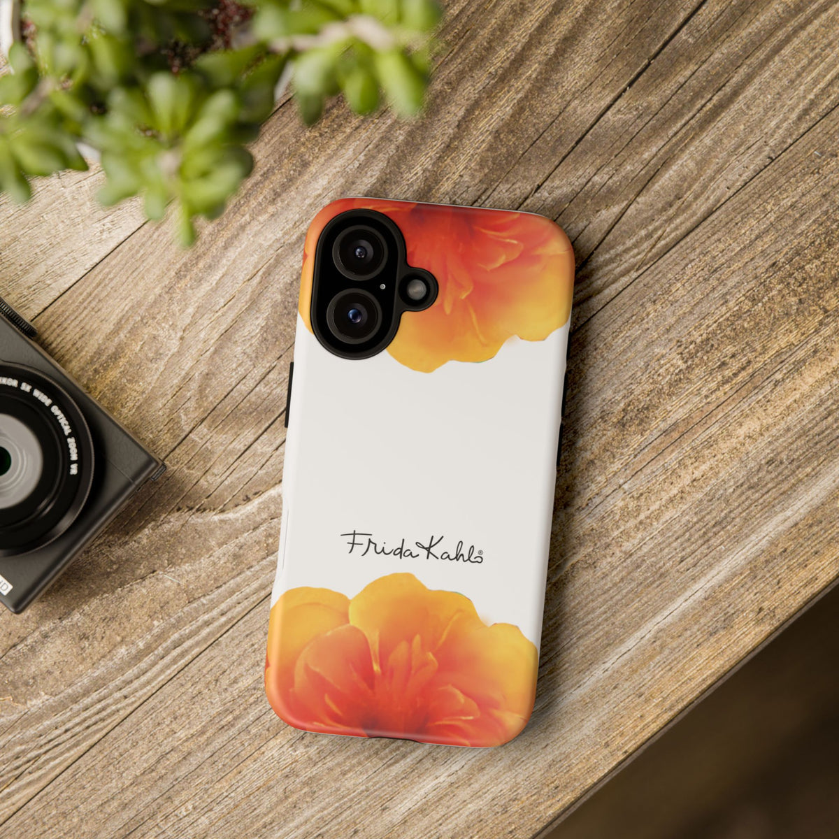 Frida Kahlo Orange Blossom iPhone Case