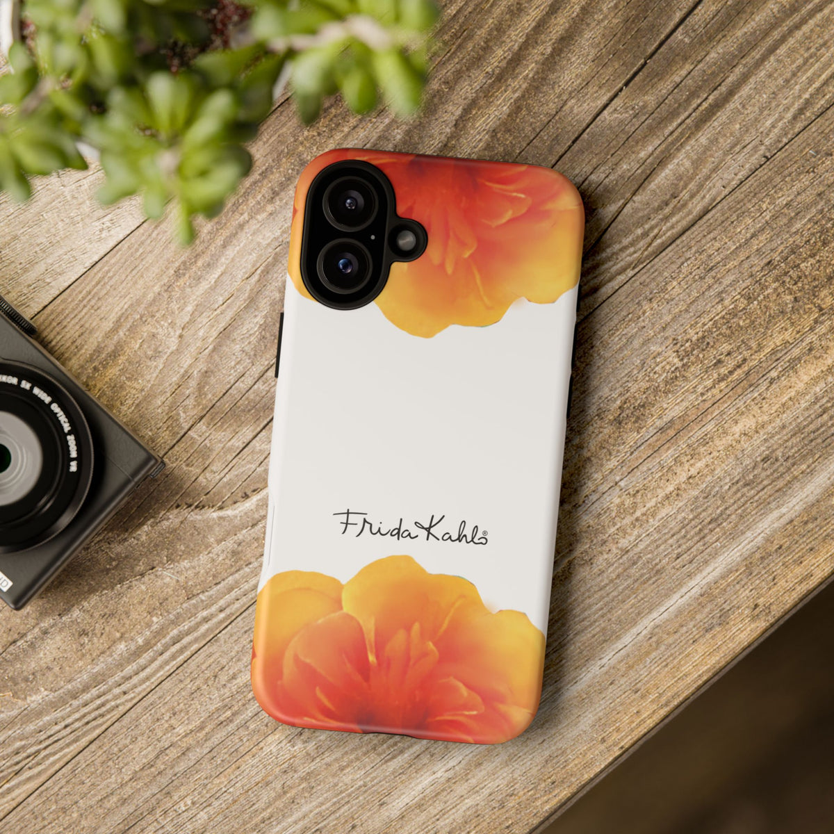 Frida Kahlo Orange Blossom iPhone Case