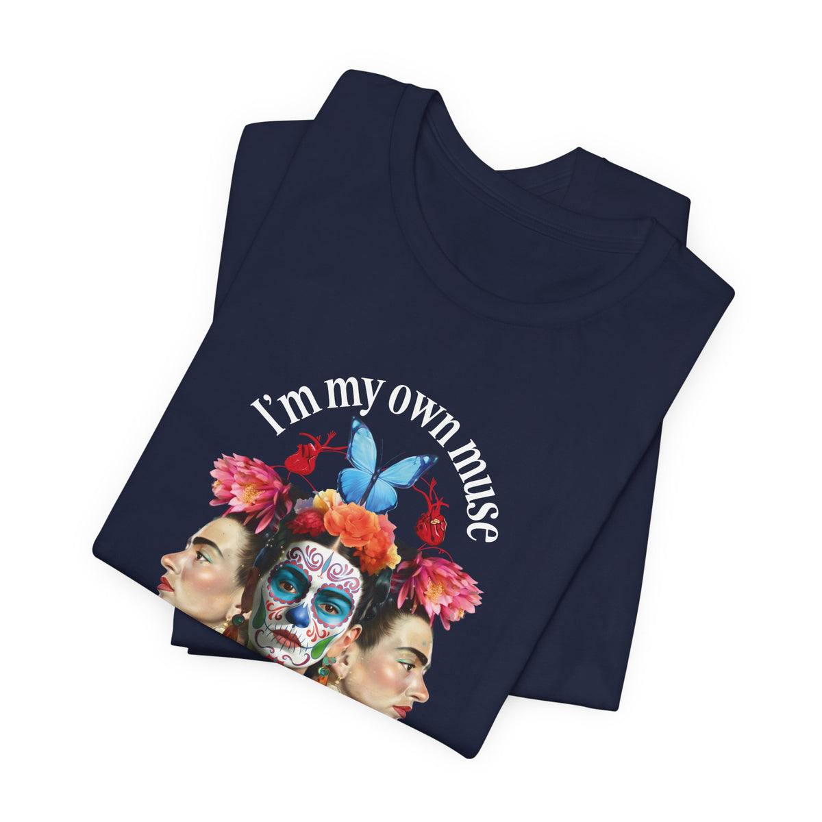 Frida Kahlo Butterfly Mirror Portrait T-Shirt