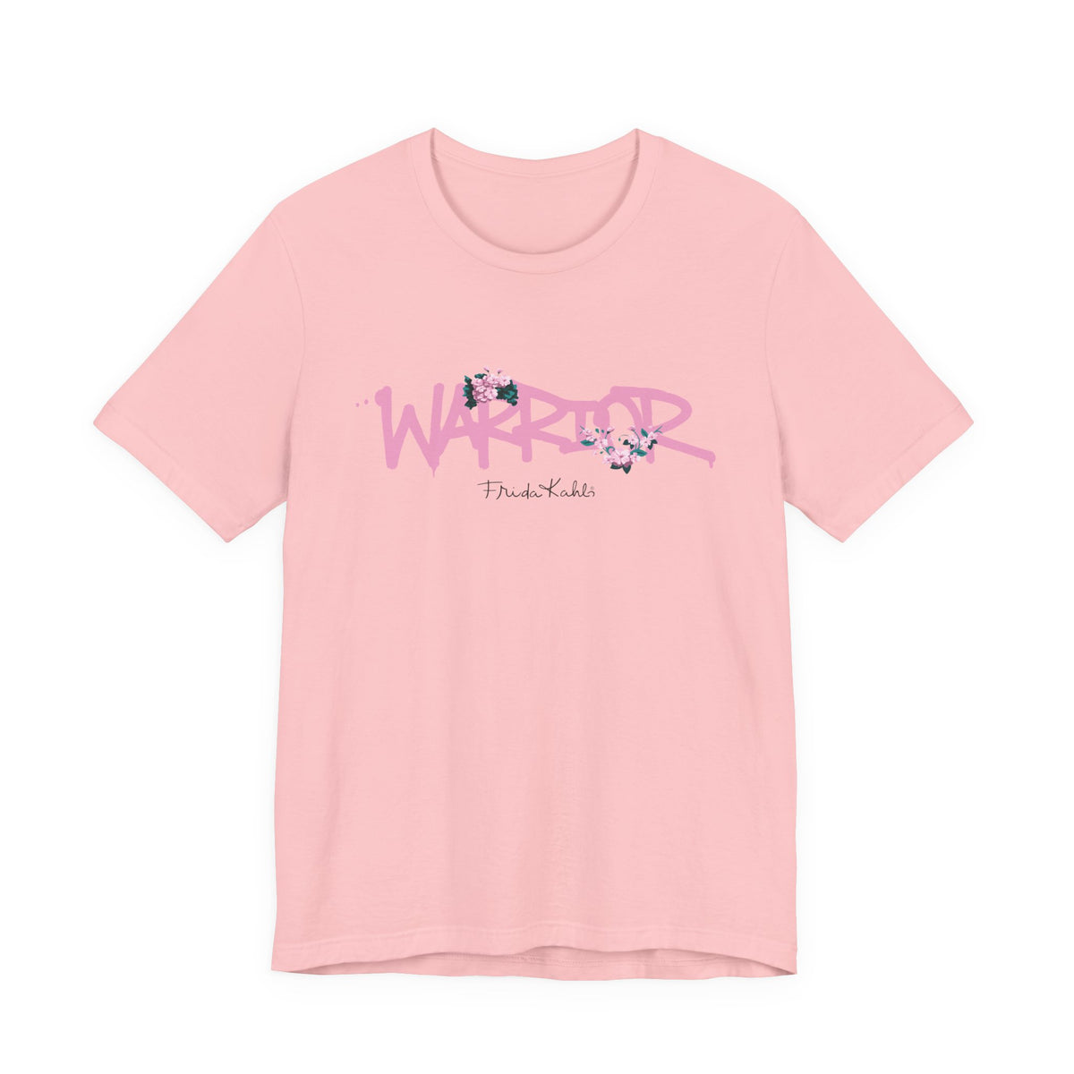 Frida Kahlo Warrior Graffiti Breast Cancer Awareness T-Shirt
