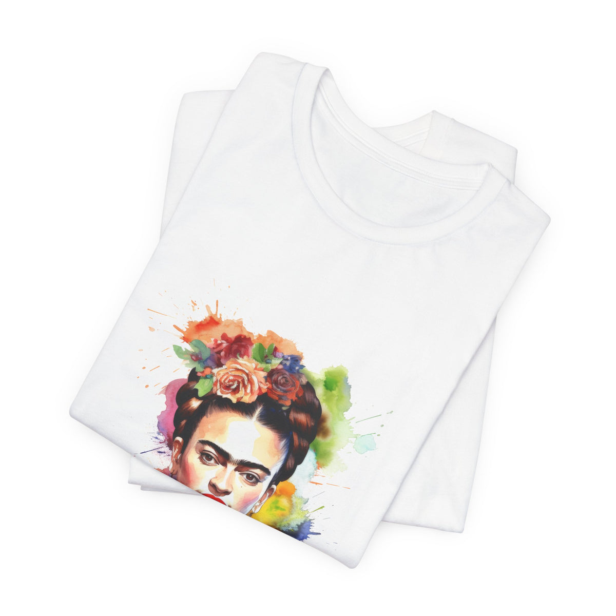 Frida Kahlo Garden Bloom Portrait T-Shirt