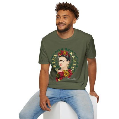 Frida Kahlo Colorful Unisex T-Shirt