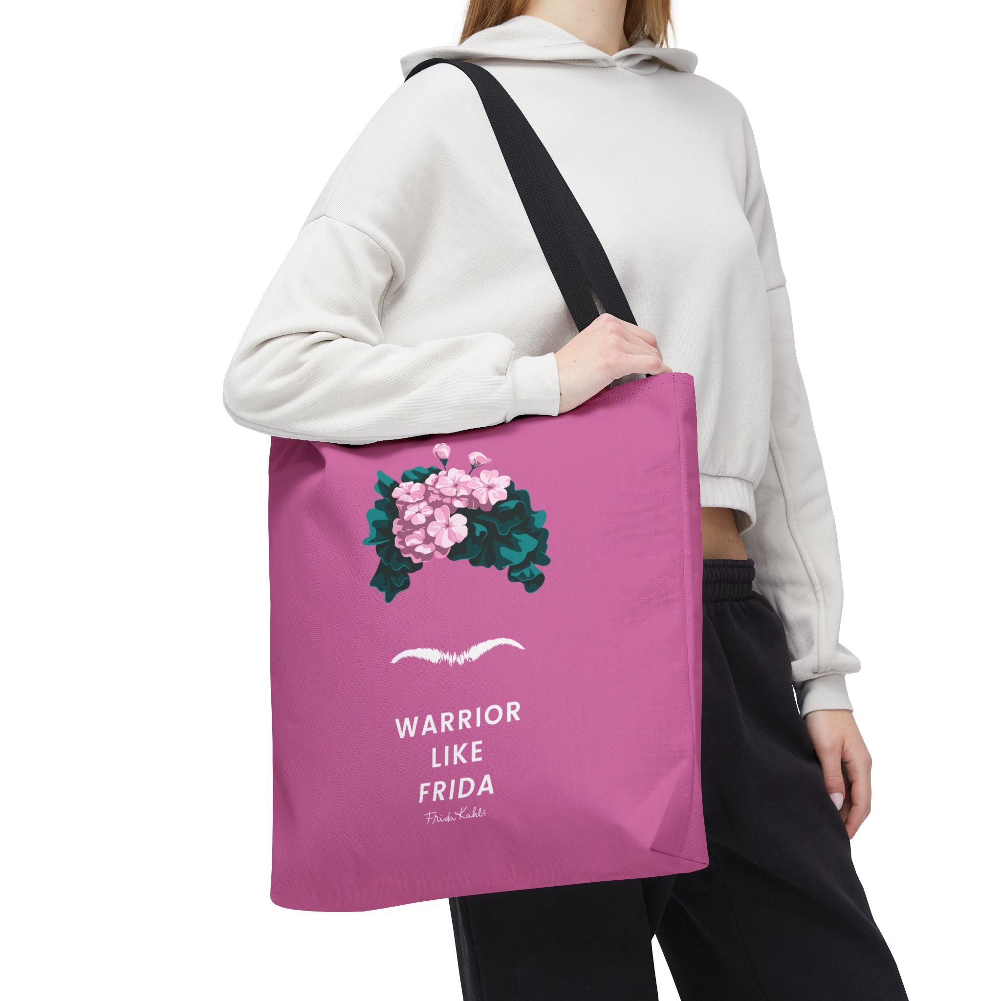 Frida Kahlo Tote Bag - Breast Cancer Awareness Collection