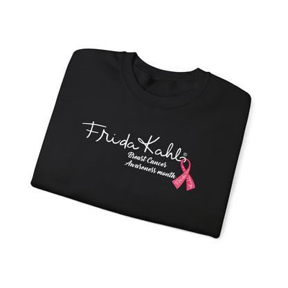 Frida Kahlo Inspired Sweatshirt - Breast Cancer Awareness Collection