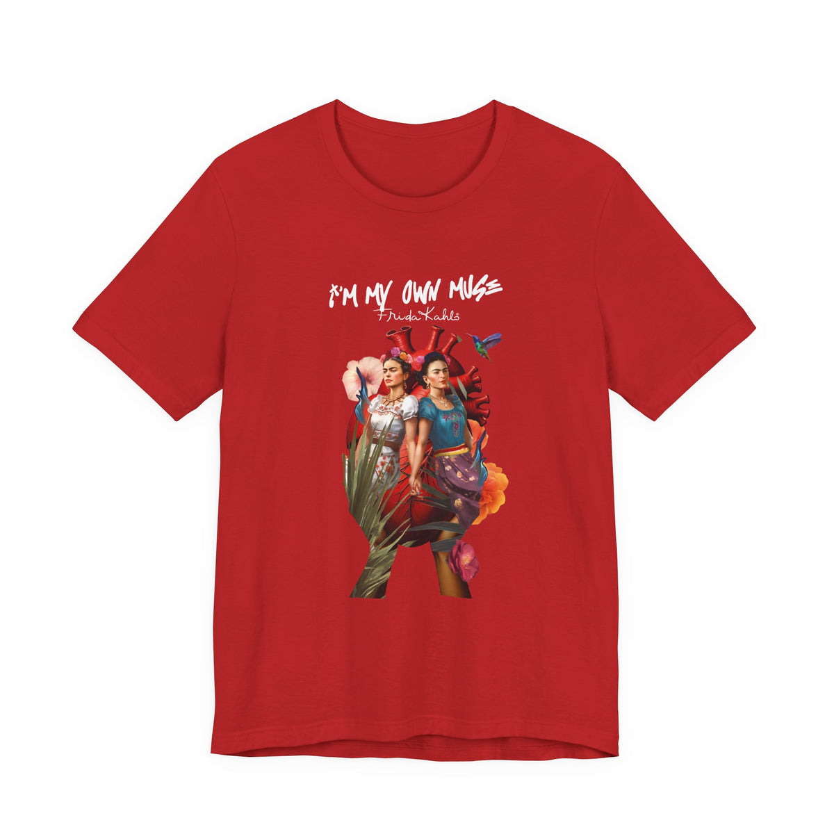 Frida Kahlo Anatomical Heart Embrace T-Shirt