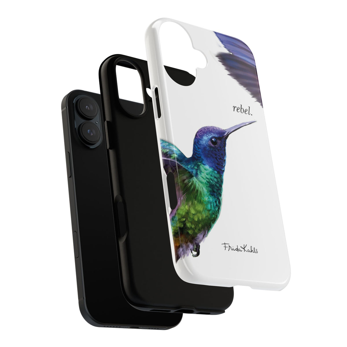 Frida Kahlo Rebel Hummingbird iPhone Case