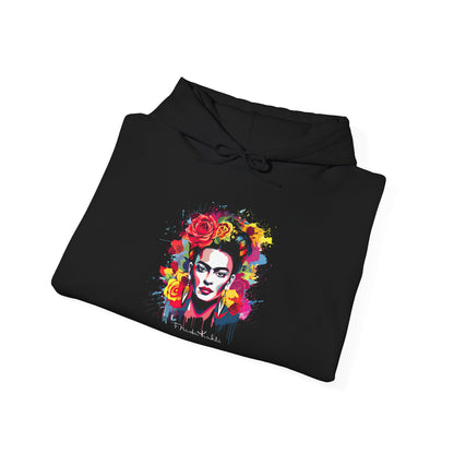 Frida Kahlo Art Hoodie — Colorful Design