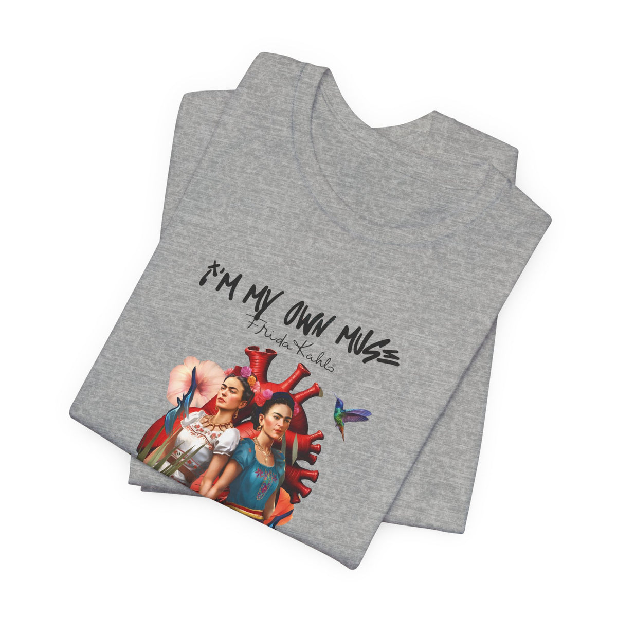 Frida Kahlo Anatomical Heart Embrace T-Shirt
